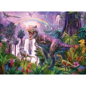Ravensburger (12892) - "King of The Dinosaurs" - 200 pieces puzzle