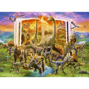 Ravensburger (12905) - "Dino Dictionary" - 300 pieces puzzle