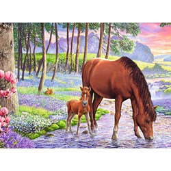 Ravensburger (13242) - "Serene Sunset" - 300 pieces puzzle