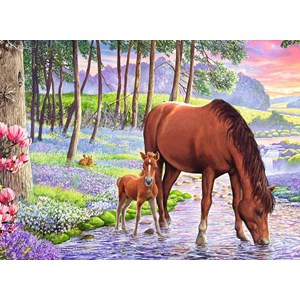 Ravensburger (13242) - "Serene Sunset" - 300 pieces puzzle