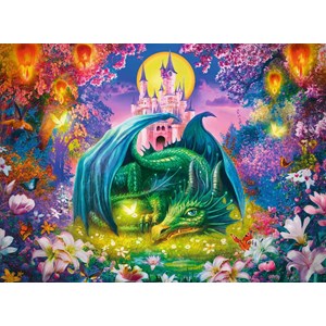 Ravensburger (13258) - "Forest Dragon" - 300 pieces puzzle