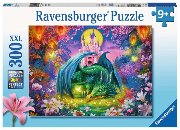 Ravensburger (13258) - "Forest Dragon" - 300 pieces puzzle