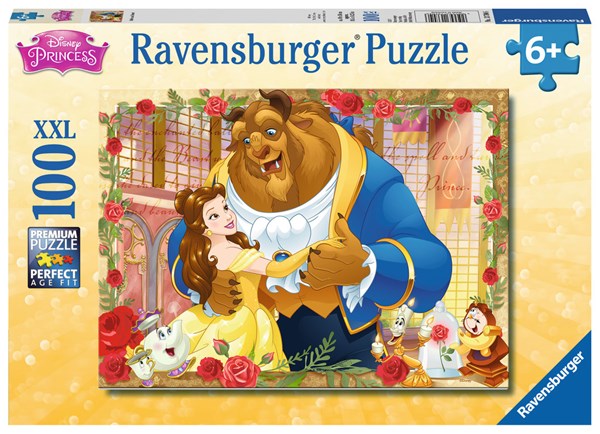 Ravensburger (13704) - "Belle & Beast" - 100 pieces puzzle