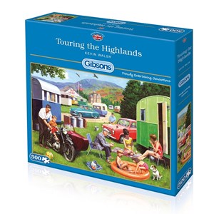 Gibsons (G3071) - Kevin Walsh: "Touring the Highlands" - 500 pieces puzzle