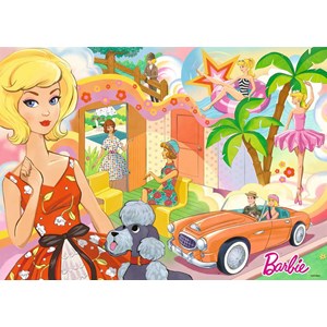 Ravensburger (15021) - "Vintage Barbie" - 1000 pieces puzzle