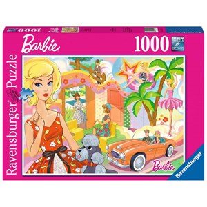 Ravensburger (15021) - "Vintage Barbie" - 1000 pieces puzzle