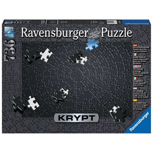Ravensburger (15260) - "Krypt Black" - 736 pieces puzzle