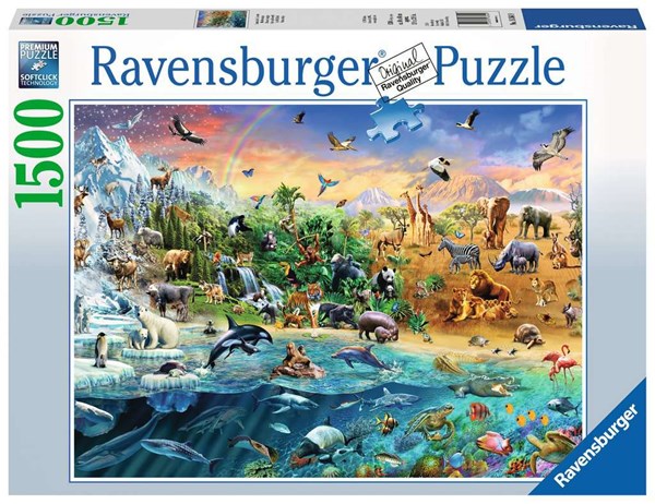 Ravensburger (16364) - "Our Wild World" - 1500 pieces puzzle