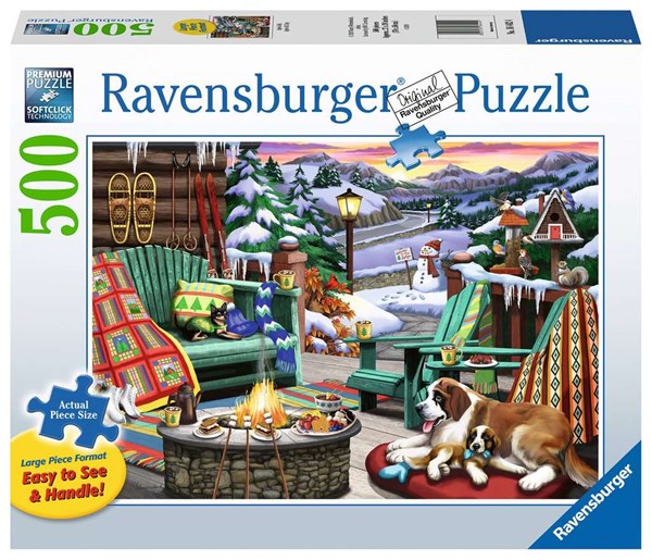 Ravensburger (16442) - "Cozy Series, Apres All Day" - 500 pieces puzzle
