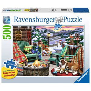 Ravensburger (16442) - "Cozy Series, Apres All Day" - 500 pieces puzzle