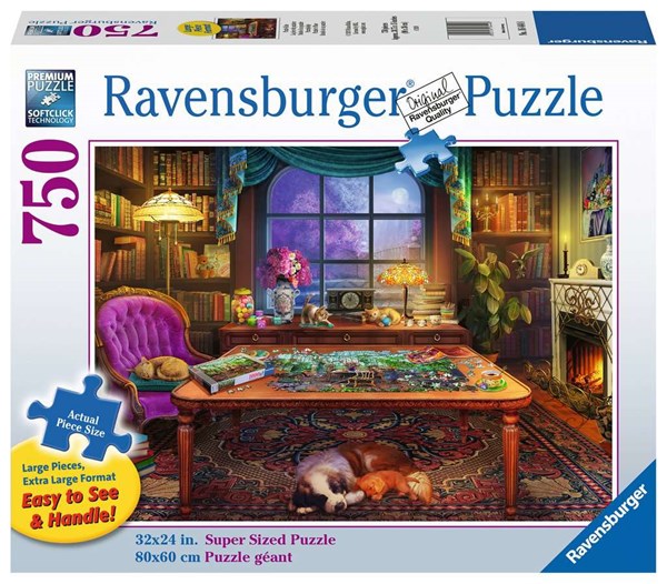 Ravensburger (16444) - "Puzzler's Place" - 750 pieces puzzle