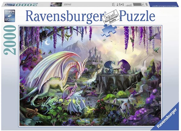 Ravensburger (16707) - "Dragon Valley" - 2000 pieces puzzle