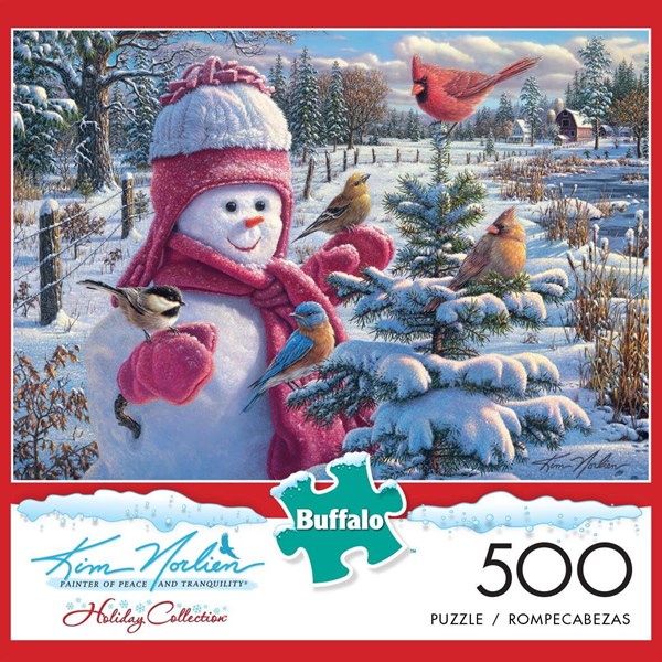 Buffalo Games (3876) - Kim Norlien: "Snowbaby Grace" - 500 pieces puzzle