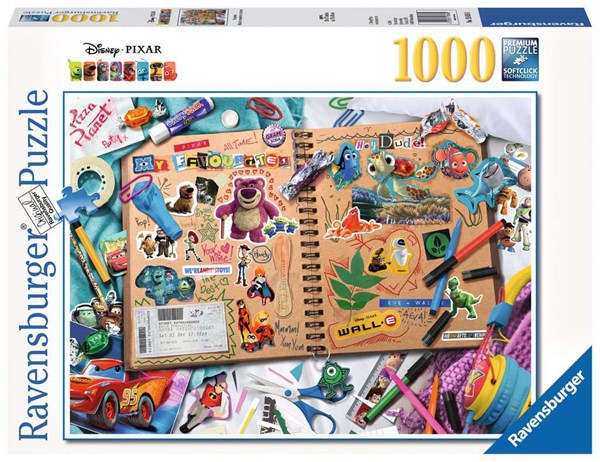 Ravensburger (19816) - "Scrapbook" - 1000 pieces puzzle