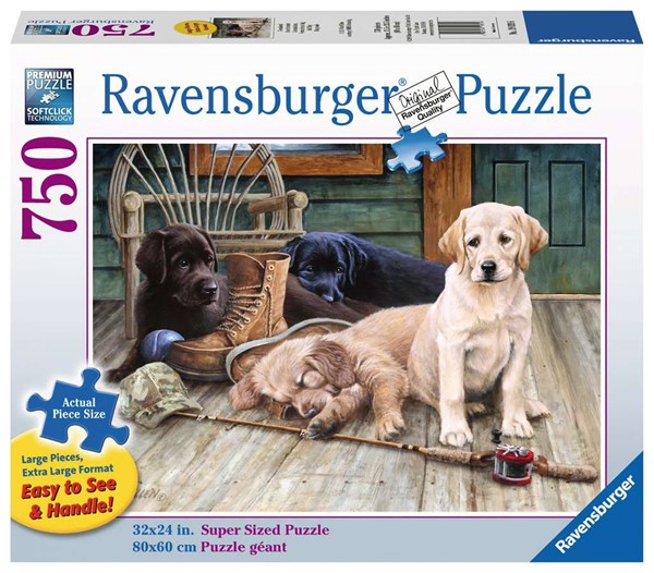 Ravensburger (19939) - "Ruff Day" - 750 pieces puzzle