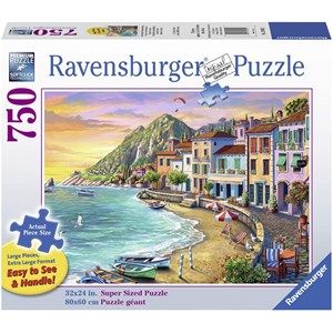 Ravensburger (19940) - "Romantic Sunset" - 750 pieces puzzle