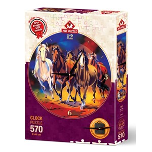 Art Puzzle (5004) - "Horses" - 570 pieces puzzle