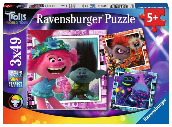Ravensburger (5081) - "Trolls 2, World Tour" - 49 pieces puzzle