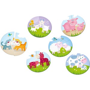 HABA (303762) - "On The Farm" - 2 pieces puzzle