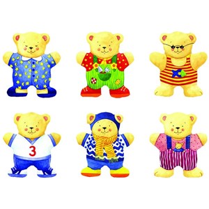 Goki (57910) - "Dress-Up Bear" - 18 pieces puzzle