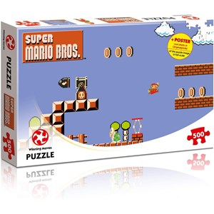 Winning Moves Games (WIN11484) - "Super Mario Bros., High Jumper" - 500 pieces puzzle
