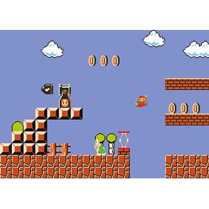 Winning Moves Games (WIN11484) - "Super Mario Bros., High Jumper" - 500 pieces puzzle