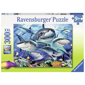 Ravensburger (13225) - Howard Robinson: "Smiling Sharks" - 300 pieces puzzle