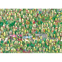 Gibsons (G7203) - Jelly Armchair: "Avocado Park" - 1000 pieces puzzle