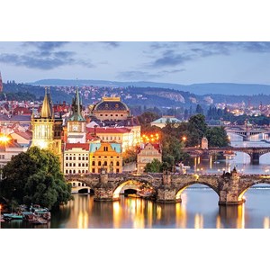 Cheatwell Games (13992) - "Prague Bridges" - 1000 pieces puzzle