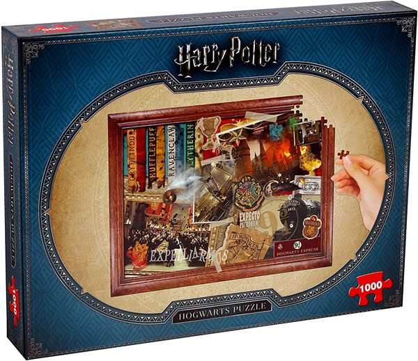 Winning Moves Games (2466) - "Harry Potter, Hogwarts" - 1000 pieces puzzle