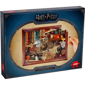 Winning Moves Games (2466) - "Harry Potter, Hogwarts" - 1000 pieces puzzle
