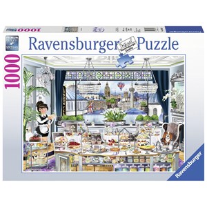 Ravensburger (13985) - "London Tea Party" - 1000 pieces puzzle