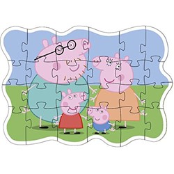 Barbo Toys (8951) - "Peppa Pig" - 24 pieces puzzle