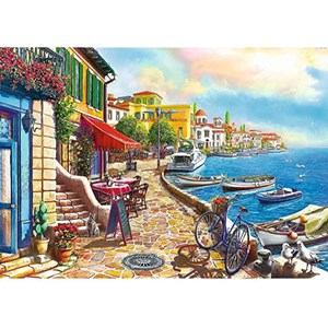 Trefl (10527) - "Sunny Embankment" - 1000 pieces puzzle