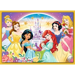 Trefl (34309) - "Happy Day of Princesses" - 35 48 54 70 pieces puzzle