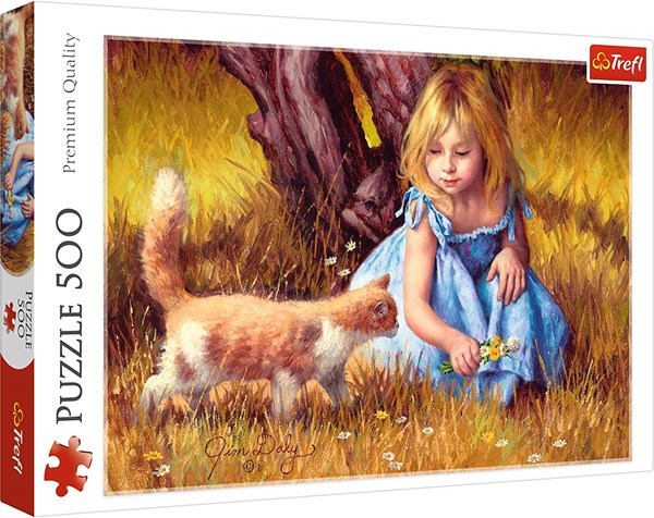 Trefl (37291) - "In the center of attention" - 500 pieces puzzle