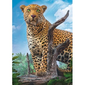 Trefl (37332) - "Wild Leopard" - 500 pieces puzzle