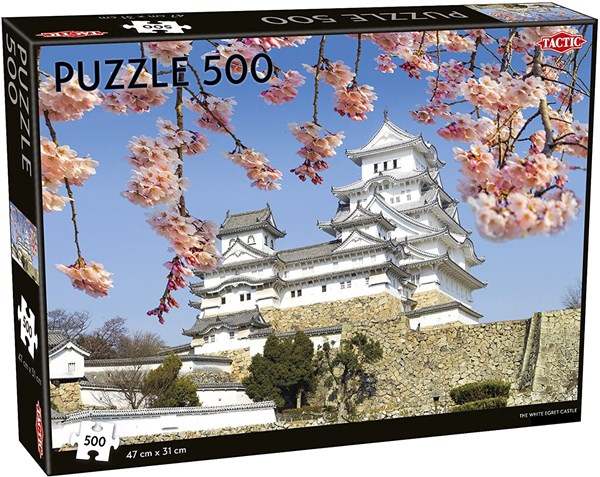 Tactic (55250) - "White Egret Castle" - 500 pieces puzzle