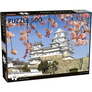 Tactic (55250) - "White Egret Castle" - 500 pieces puzzle