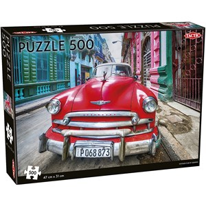 Tactic (55255) - "Vintage car in Havana" - 500 pieces puzzle