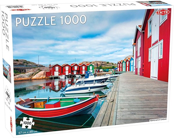 Tactic (56682) - "Fishing Huts in Smogen" - 1000 pieces puzzle