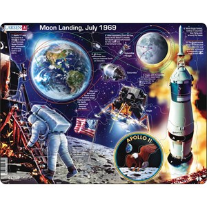 Larsen (NB5-GB) - "Apollo 11 - GB" - 50 pieces puzzle