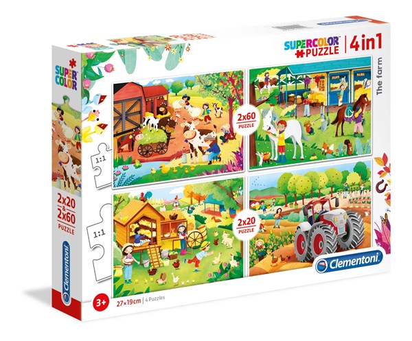 Clementoni (21304) - "The Farm" - 20 pieces puzzle