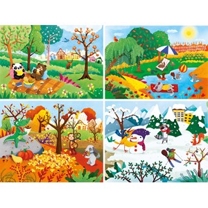 Clementoni (21408) - "Four Seasons" - 180 pieces puzzle