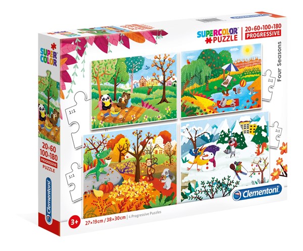 Clementoni (21408) - "Four Seasons" - 180 pieces puzzle