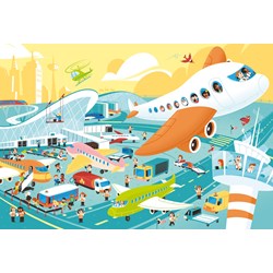 Clementoni (26447) - "The Big Airport" - 60 pieces puzzle