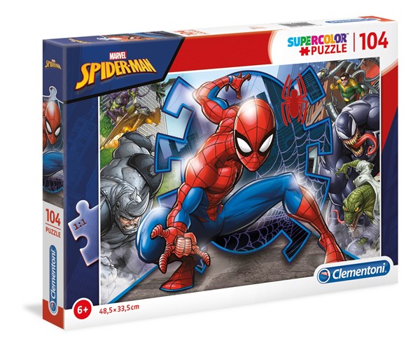 Clementoni (27116) - "Spider Man" - 104 pieces puzzle