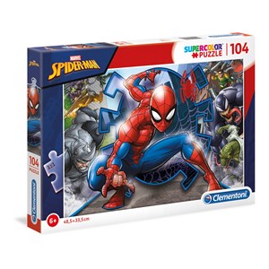 Clementoni (27116) - "Spider Man" - 104 pieces puzzle