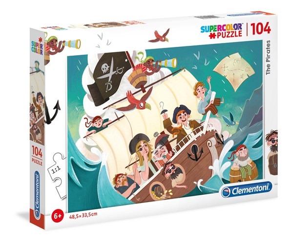 Clementoni (27278) - "The Pirates" - 104 pieces puzzle