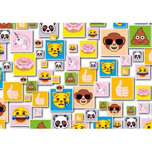 Clementoni (27285) - "Emoji" - 104 pieces puzzle